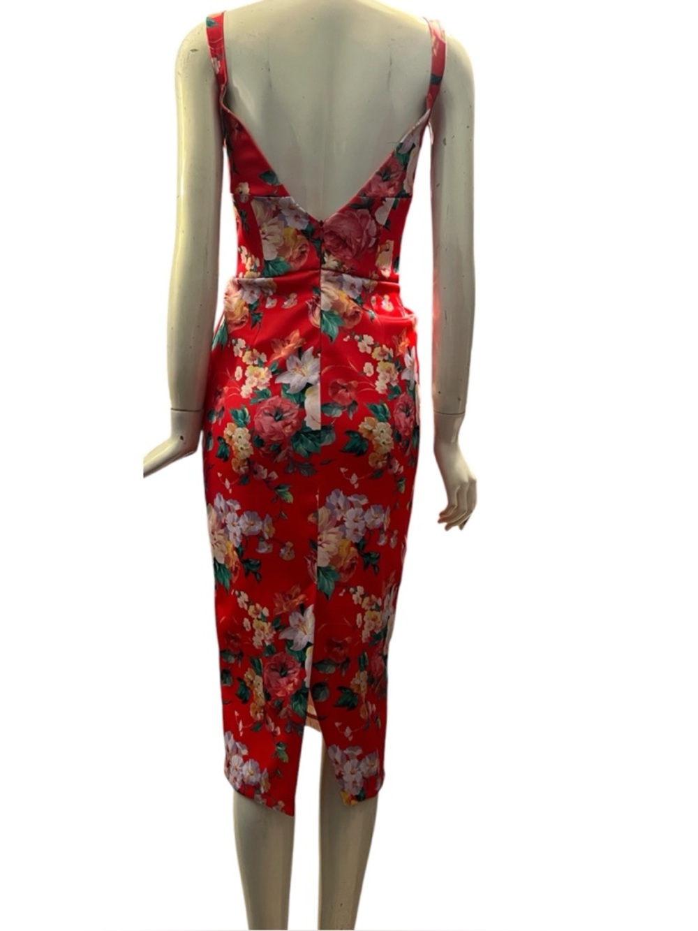 Again Los Angeles Dylan Bustier Dress Flower Print - Picture 3 of 9